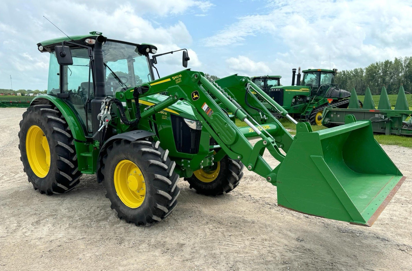 John Deere tractor at Lesmot Equipment