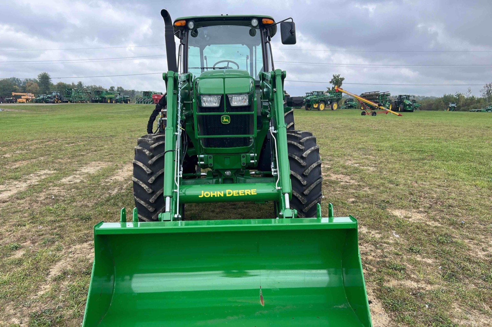 John Deere tractor at Lesmot Equipment